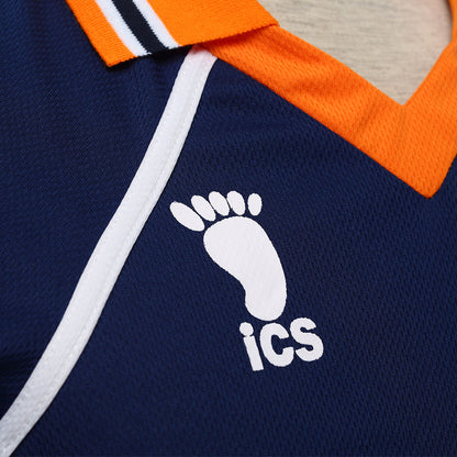 Haikyuu!! Costume Tadashi Yamaguchi Number #12 Karasuno High School Volleyball Uniform with Knee pads