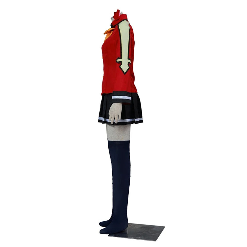 Anime Fairy Tail Wendy Marvell Cosplay Costume Uniform Women Kids Halloween