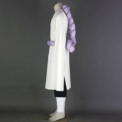 Anime Snake Clan Bone Ninja Cosplay Costume with Large Waist Rope for Men Kids