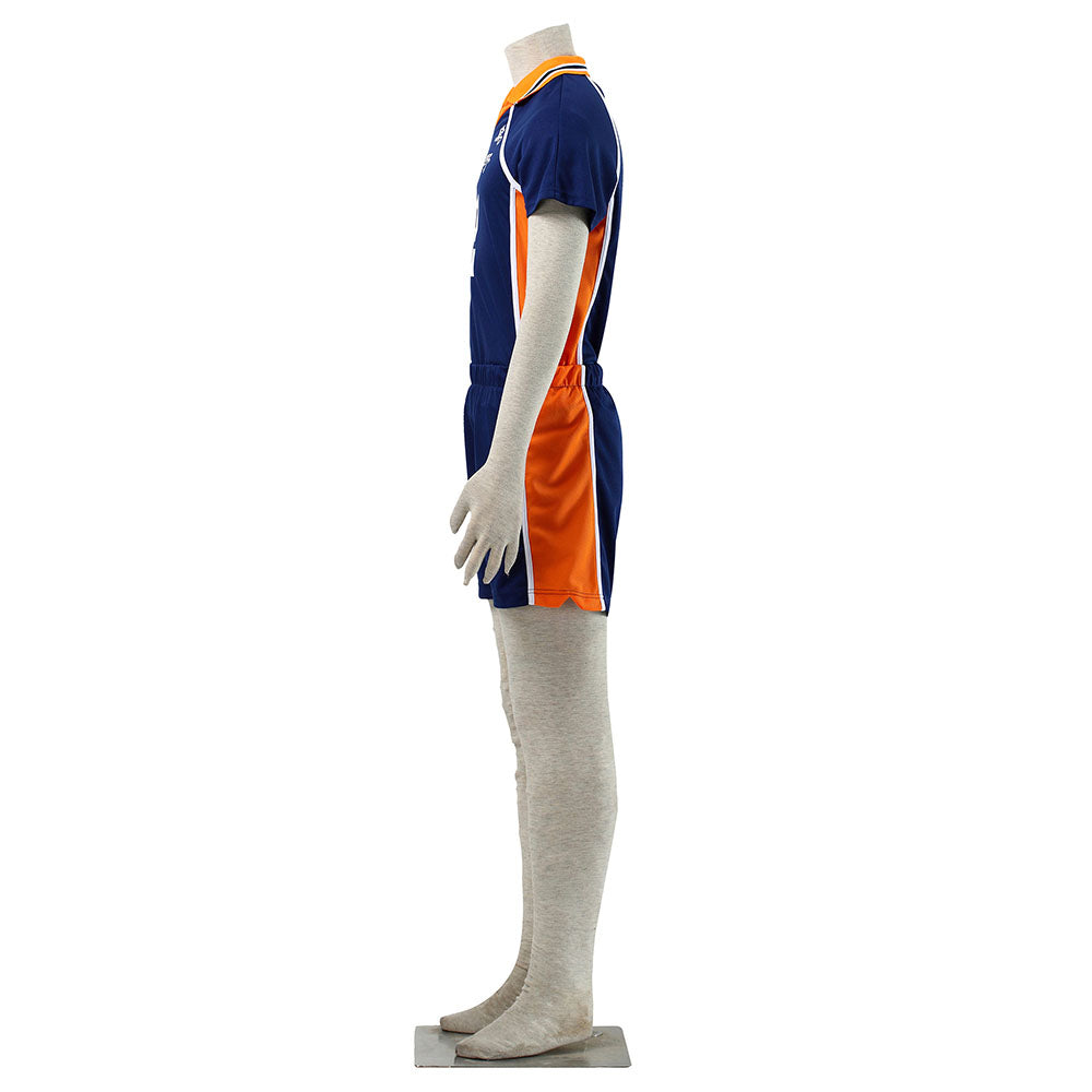 Haikyuu!! Costume Sugawara Koushi Number #2 Karasuno High School Volleyball Uniform with Knee pads