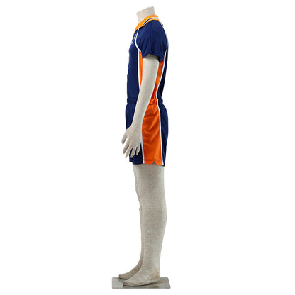 Haikyuu!! Costume Sugawara Koushi Number #2 Karasuno High School Volleyball Uniform with Knee pads