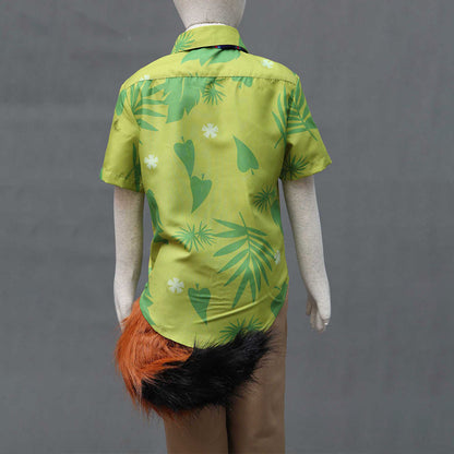 Anime Zootopia Costume The Fox Nick Wilde Cosplay full outfit Men and Kids Halloween