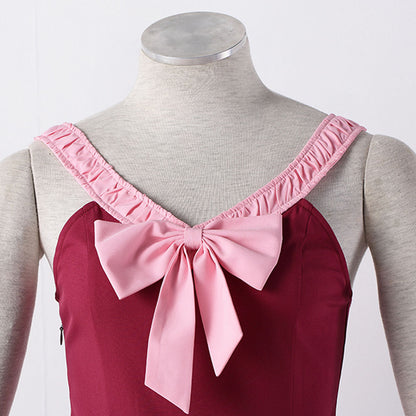 Anime Fairy Tail Mirajane Strauss Cosplay Costume Dress Women Kids Halloween