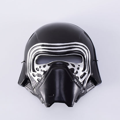 Movie Star Wars Kylo Ren Ben Solo Cosplay Costume Black Outfits with Mask Men Kids Halloween