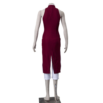 Anime Boruto Cosplay Haruno Sakura Cosplay Costume with Headband Women Kids  Halloween