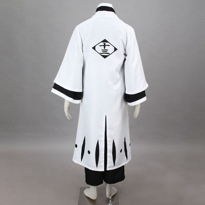 Anime Soul Warrior White Haori Twin Sword Cosplay Costume for Men and Kids