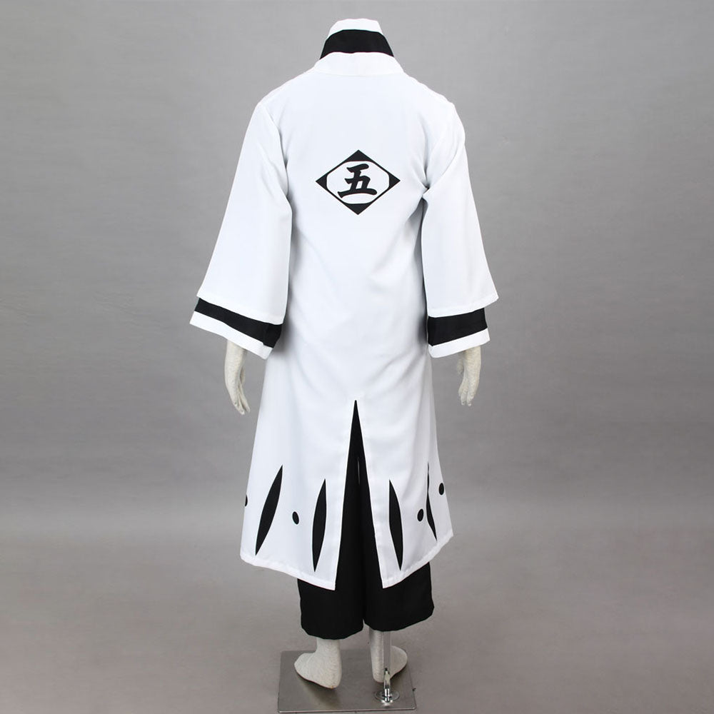 Anime Bleach Aizen Sousuke Costume Cosplay Suits 5th Division Captain Costume Men and Kids Halloween