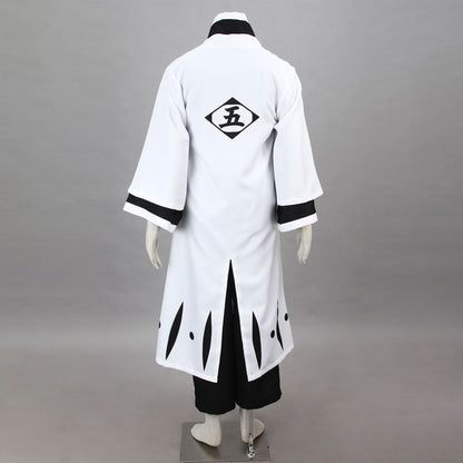 Anime White Haori Illusion Swordsman Cosplay Costume Set for Men and Kids