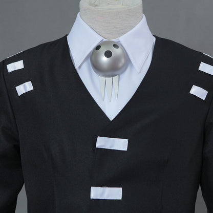 Anime Soul Eater Death The Kid Cosplay Costume full Suits Men and Kids Halloween