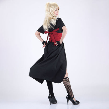 Anime Giant Fan Master Girl Sand Ninja Exam Cosplay Cosutme Outfit for Women Kids