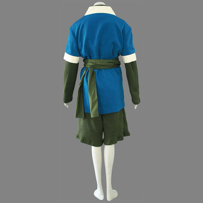 Anime Hunter Ninja Clan Snow Ice Warrior Cosplay Costume for Men Kids