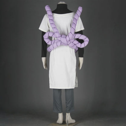 Anime Snake Sage Cosplay Costume with Huge Purple Rope for Men Kids