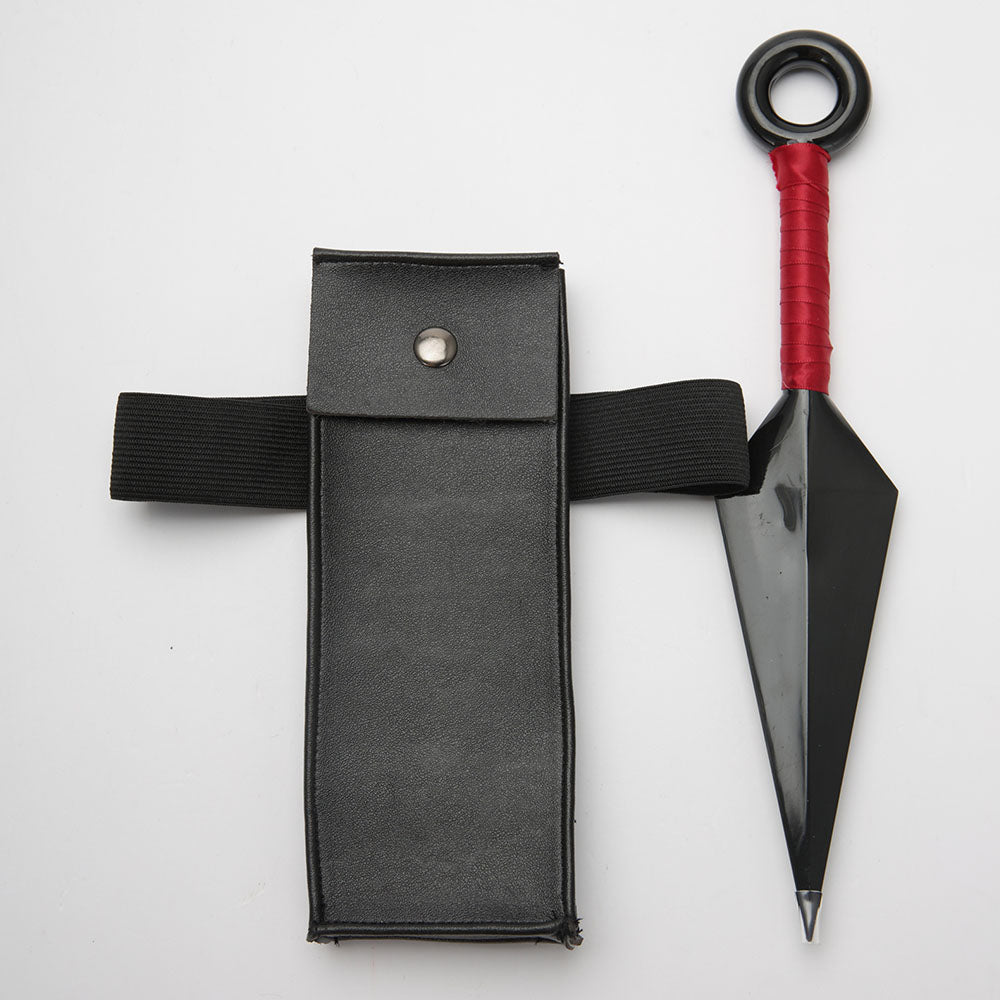 Anime Naruto Shippuden Naruto Sasuke Sakura Kakashi Ninja Leg Bag Kunai Cosplay Accessories