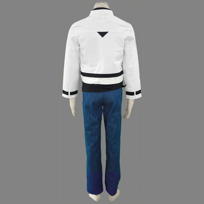 Game King of Fighters (KOF) Kyo Kusanagi Costume White Cosplay Outfit Men and Kids Halloween