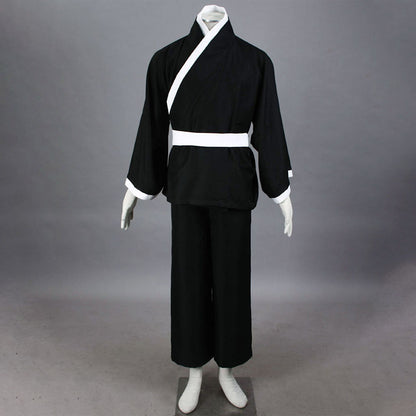Anime Straw Hat Floral Haori Swordsman Cosplay Costume Set for Men and Kids