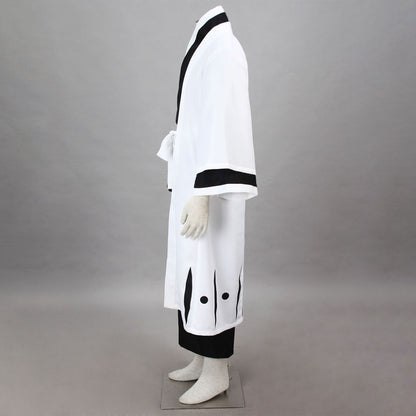 Anime Soul Warrior White Haori Twin Sword Cosplay Costume for Men and Kids