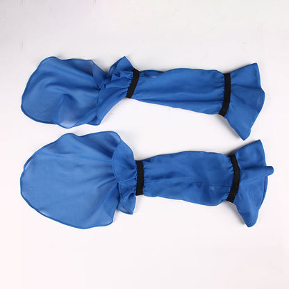 Game Final Fantasy 10 Yuna Singer Cosplay Costume Outfits with Accessories Women Kids Halloween