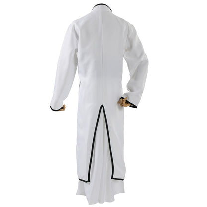 Anime Pale Demon White Uniform Cosplay Full Outfit for Men and Kids Halloween