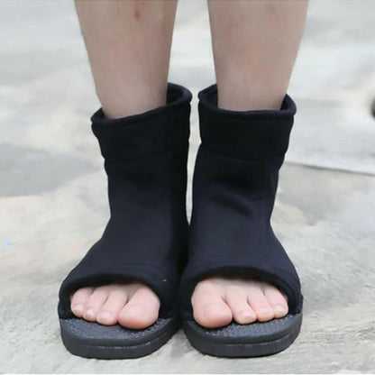 Anime Ninja Sandal Boots Open Toe Cosplay Shoes for Adults Kids Halloween