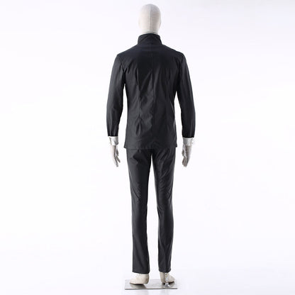 Anime Tokyo Ghoul Kaneki Ken Cosplay Costume Black Suits Men and Kids Halloween