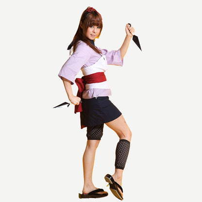 Anime Sand Village Giant Folding Fan Ninja Cosplay Costume for Women Kids