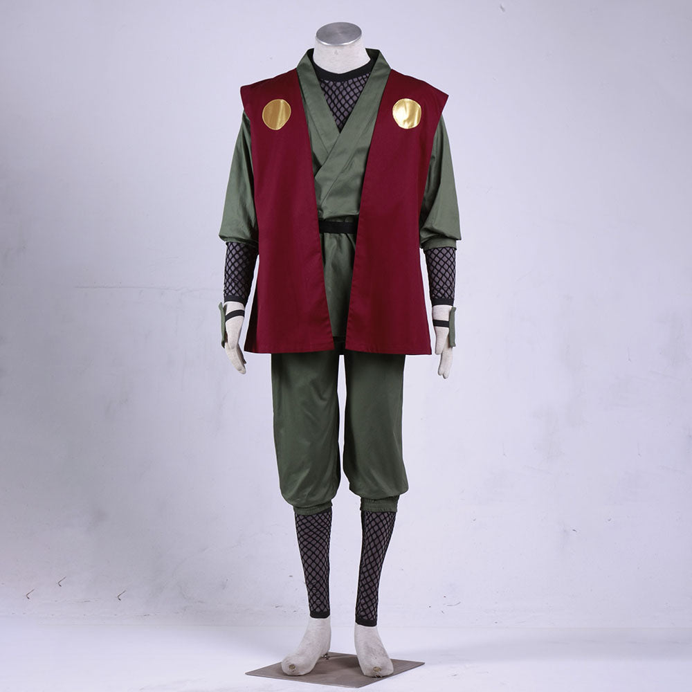Anime Naruto Shippuden Cosplay Jiraiya Costume Men Kids Halloween