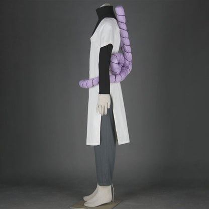 Anime Snake Sage Cosplay Costume with Huge Purple Rope for Men Kids