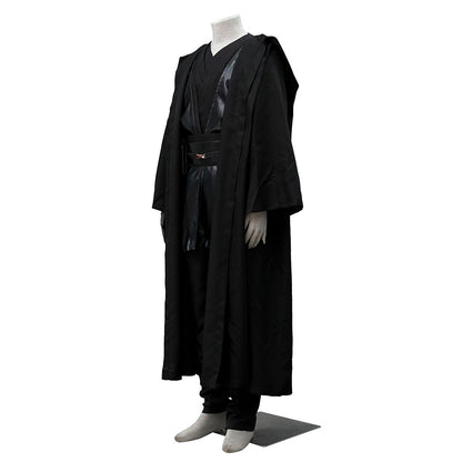Movie Star Wars Anakin Skywalker Darth Vader Cosplay Costume full Outfits Men Kids Halloween