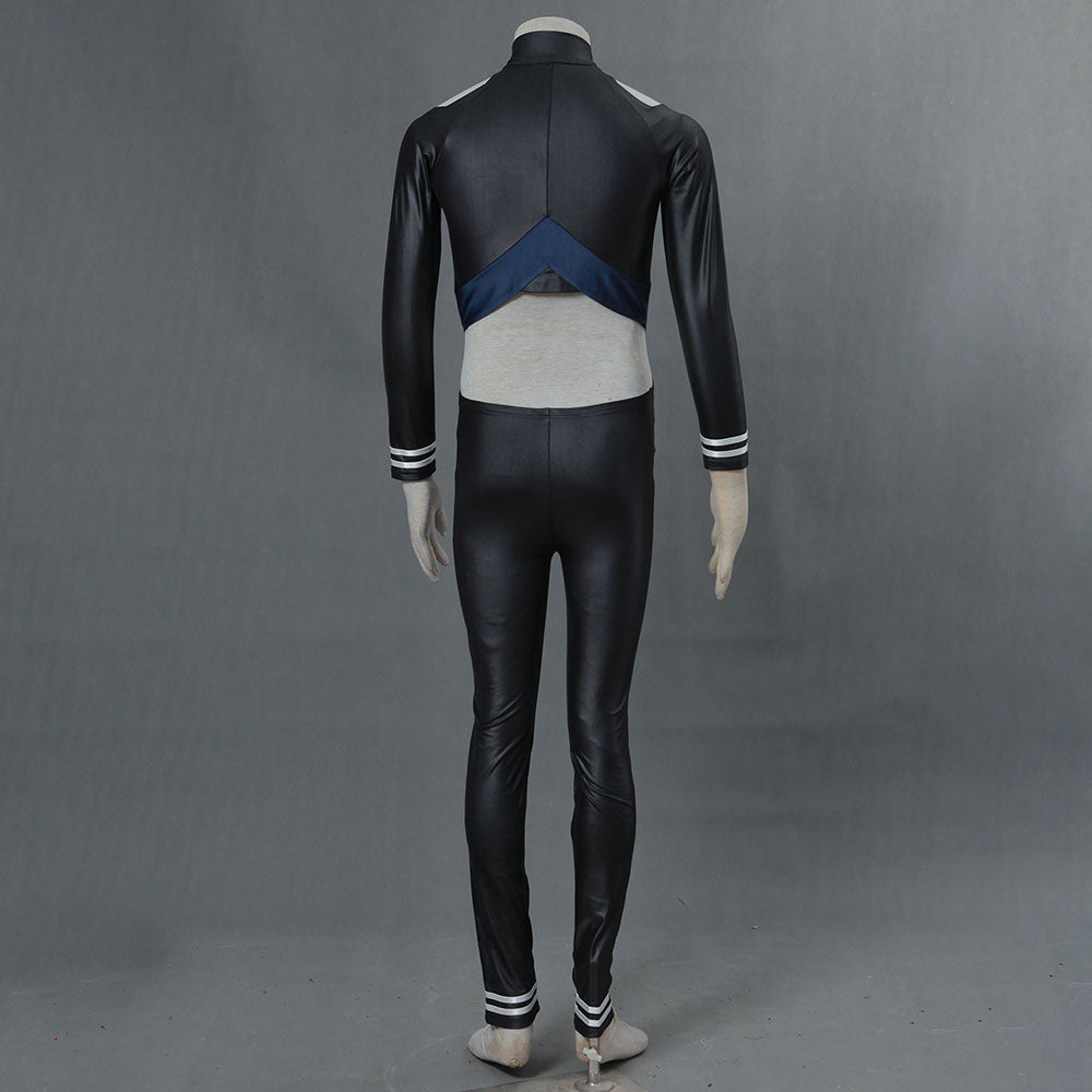 Anime Tokyo Ghoul Kaneki Ken Cosplay Costume Black Jumpsuit Men and Kids Halloween