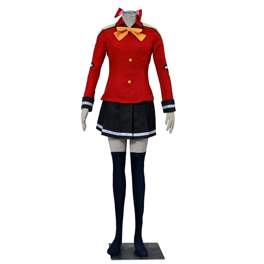 Anime Fairy Tail Wendy Marvell Cosplay Costume Uniform Women Kids Halloween