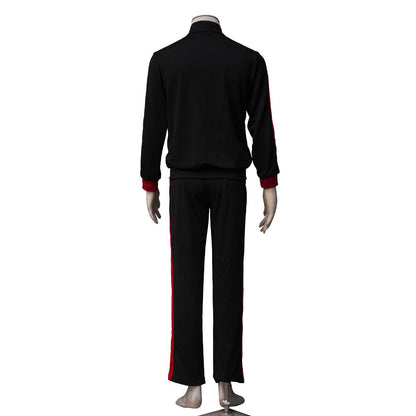 Anime Next Gen Boy Hero Cosplay Costume Black Red Jacket Outfit for Men Kids
