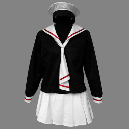 Cardcaptor Sakura Kinomoto Sakura Costume Cosplay Outfits School Uniform Women and Kids Halloween