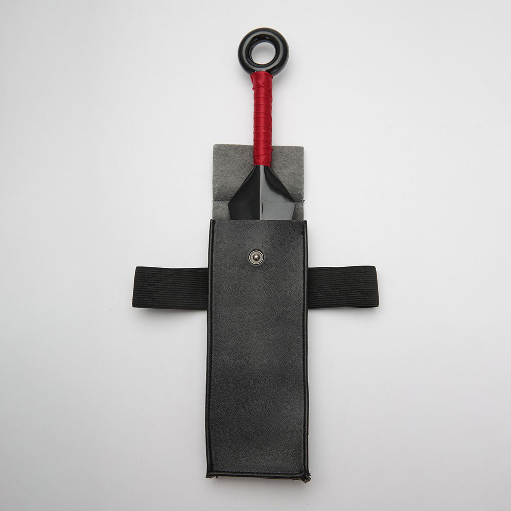 Anime Naruto Shippuden Naruto Sasuke Sakura Kakashi Ninja Leg Bag Kunai Cosplay Accessories