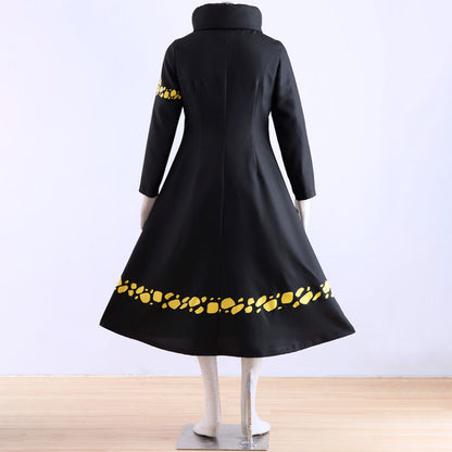 Pirate Adventure Doctor Coat Costume Robe Cloak with Hat for Men and Kids