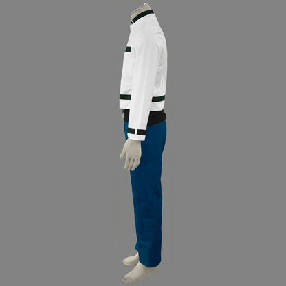 Game King of Fighters (KOF) Kyo Kusanagi Costume White Cosplay Outfit Men and Kids Halloween