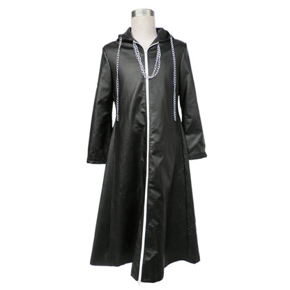 Kingdom Hearts Organization XIII Roxas Nobody Cosplay Costume Cloak Leather Robe Men and Kids
