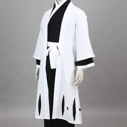 Anime Soul Warrior White Haori Twin Sword Cosplay Costume for Men and Kids