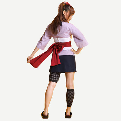 Anime Sand Village Giant Folding Fan Ninja Cosplay Costume for Women Kids