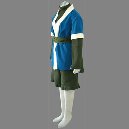 Anime Hunter Ninja Clan Snow Ice Warrior Cosplay Costume for Men Kids