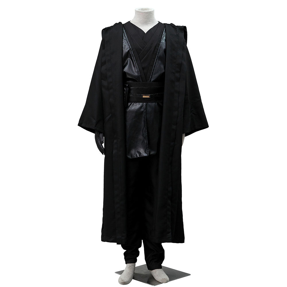 Movie Star Wars Anakin Skywalker Darth Vader Cosplay Costume full Outfits Men Kids Halloween