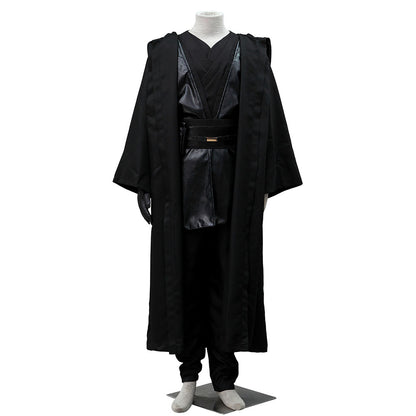Movie Star Wars Anakin Skywalker Darth Vader Cosplay Costume full Outfits Men Kids Halloween