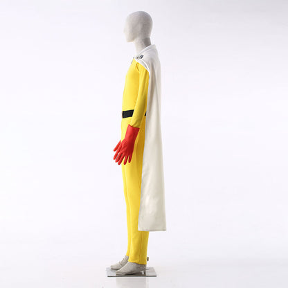 Anime One-Punch Man Saitama Cosplay Costume full Outfit Men Kids Halloween