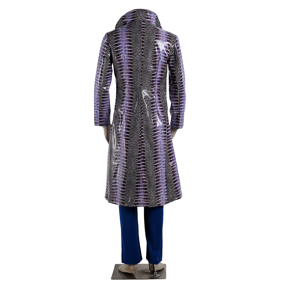 The Suicide Squad The Joker Cosplay Costume Long Coat with Pants Men a ...