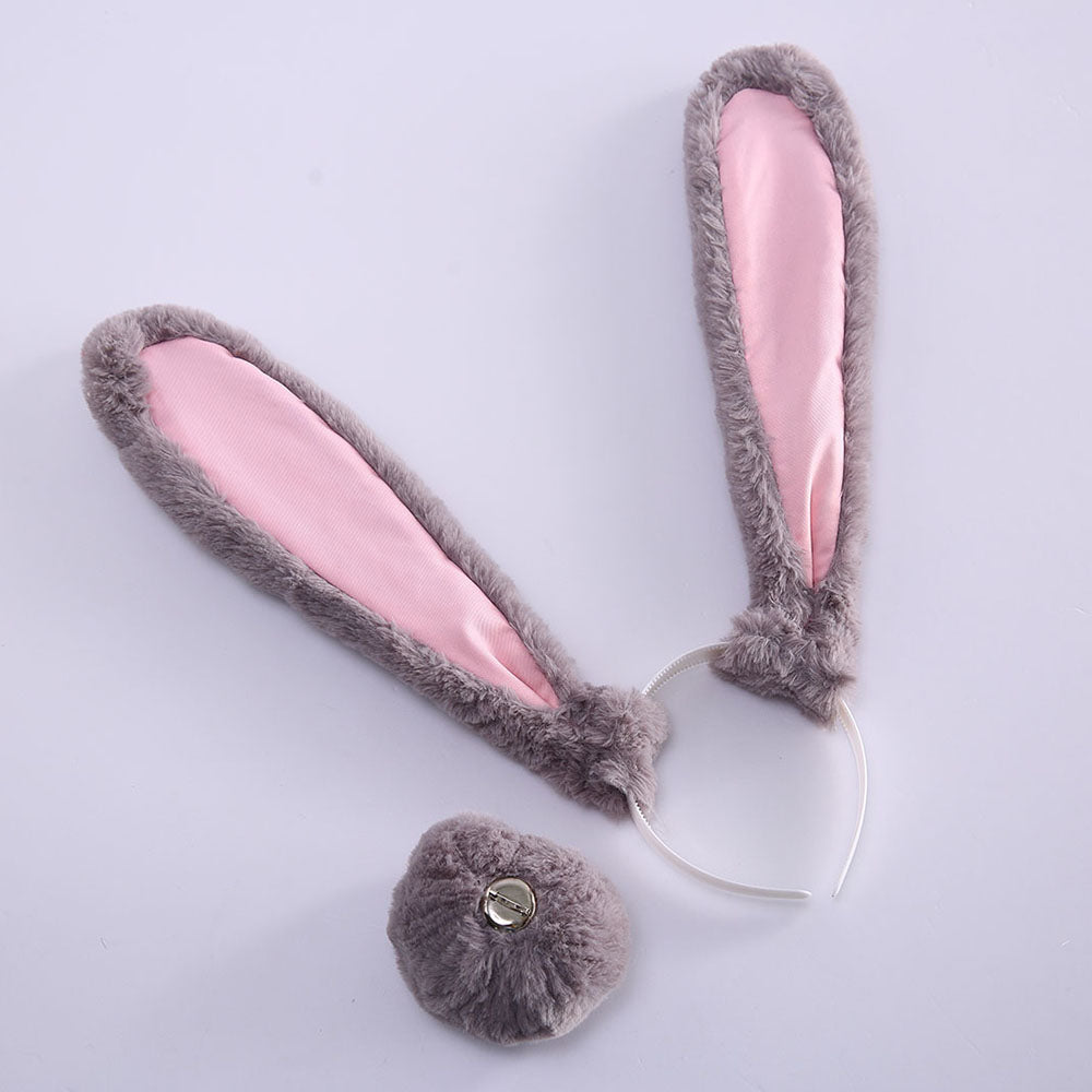 Anime Zootopia Costume The Rabbit Hopps Judy Cosplay Accessories Ears and Tail