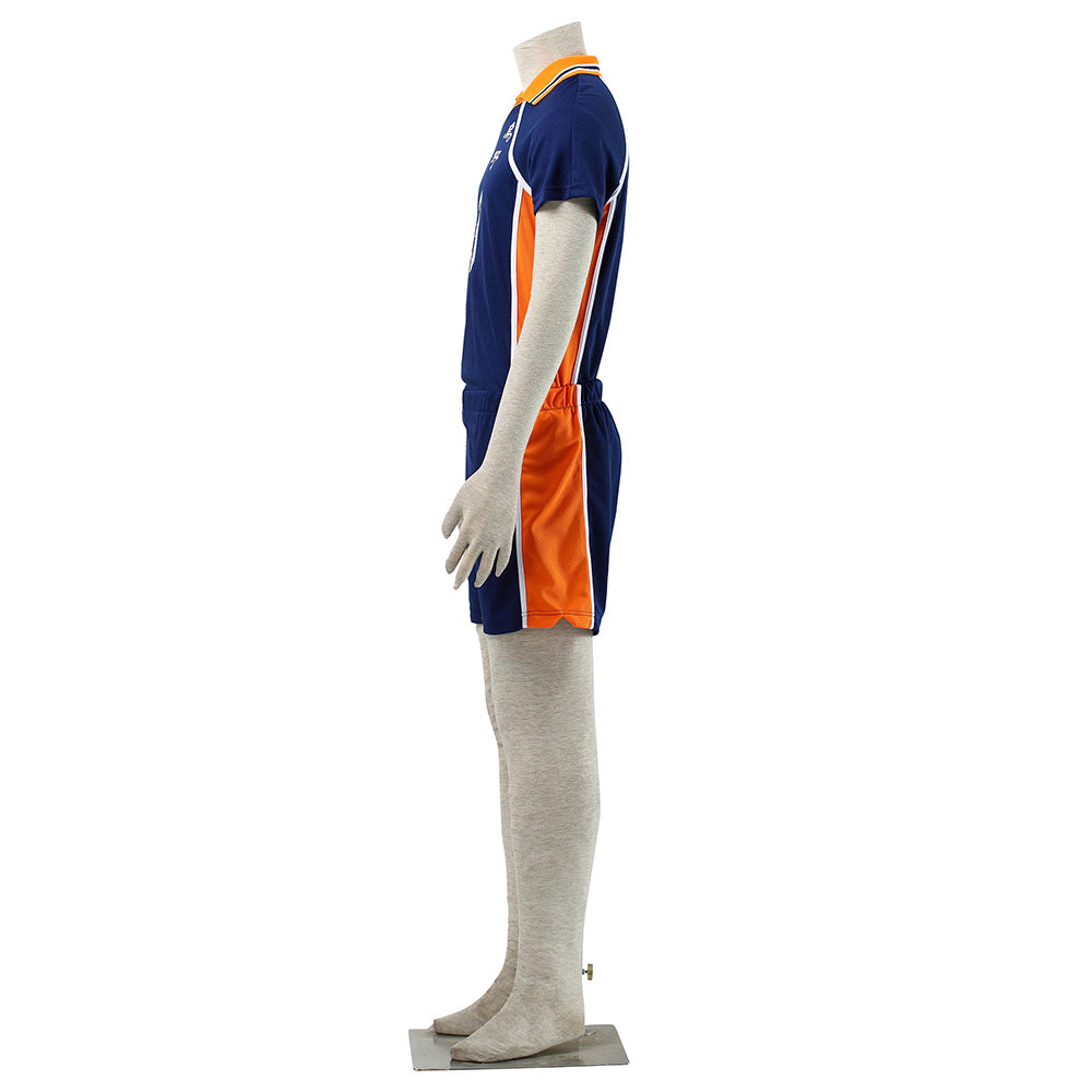 Haikyuu!! Costume Asahi Azumane Number #3 Karasuno High School Volleyball Uniform with Knee pads
