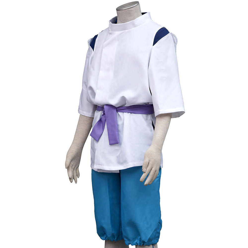 Anime Spirited Away Costume Haku The White Dragon Cosplay Outfits Men and Kids Halloween