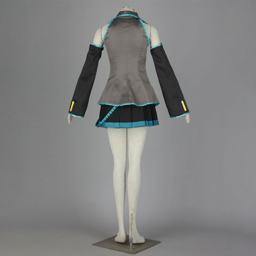 Vocaloid Costumes Hatsune Miku Cosplay full Outfit with Accessories Women and Kids