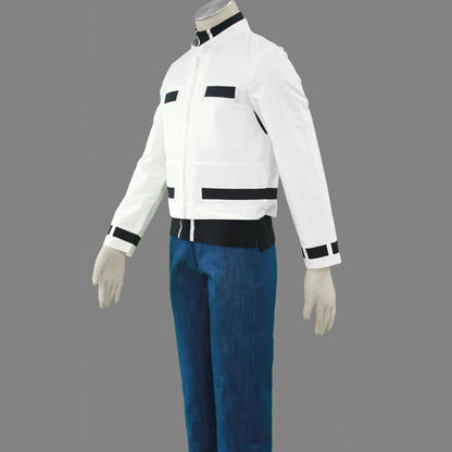 Game King of Fighters (KOF) Kyo Kusanagi Costume White Cosplay Outfit Men and Kids Halloween