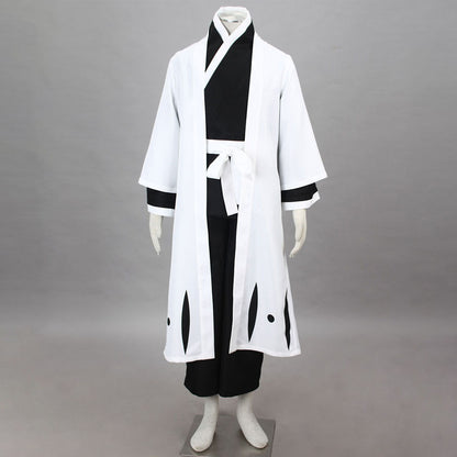 Anime Soul Warrior White Haori Twin Sword Cosplay Costume for Men and Kids