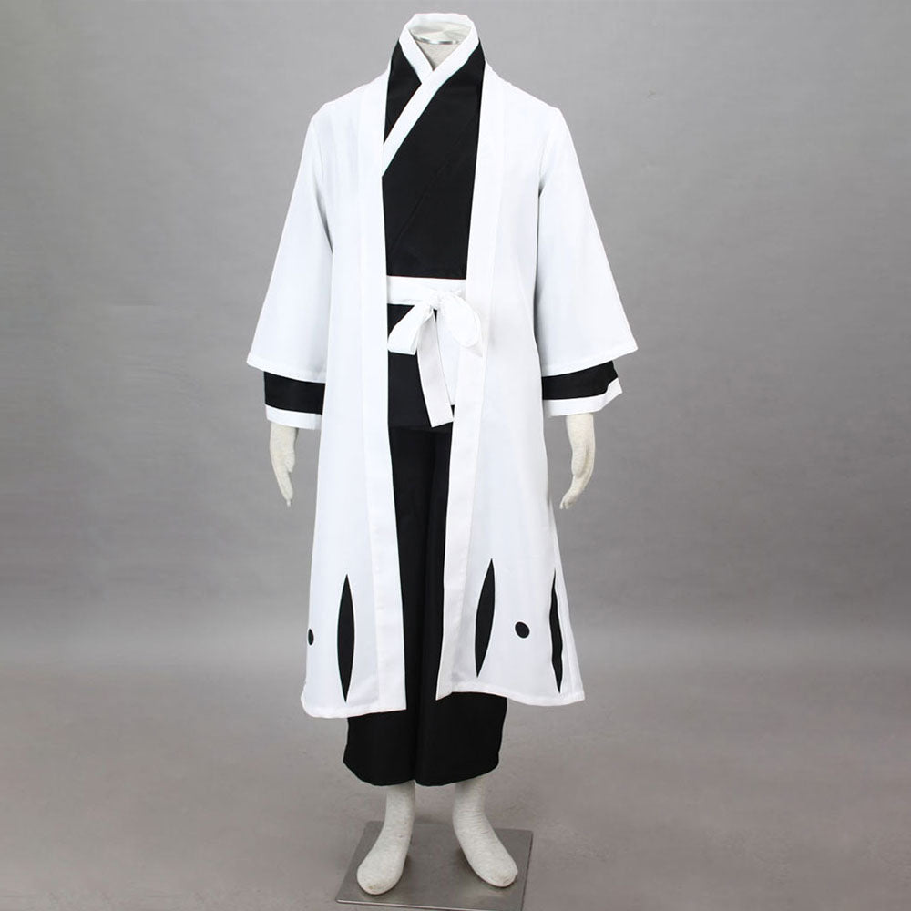 Anime Bleach Aizen Sousuke Costume Cosplay Suits 5th Division Captain Costume Men and Kids Halloween